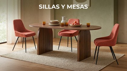 Sillas y mesas