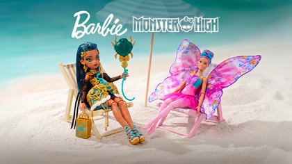 Barbie, Princesas Disney, Monster High