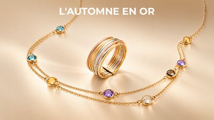 Joyas de oro otoñales