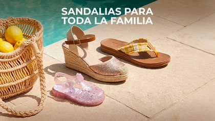 Sandalias para toda la familia