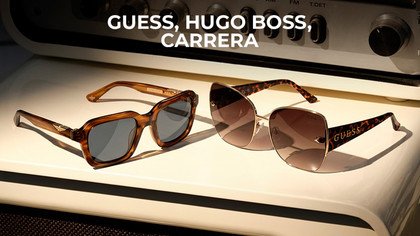Guess, Hugo Boss, Carrera & other brands