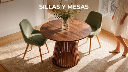 Sillas y mesas