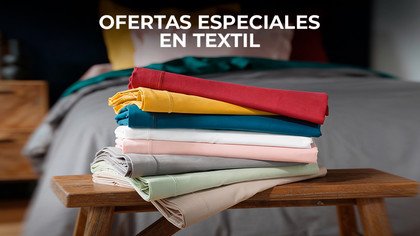 Textil de hogar en promoción