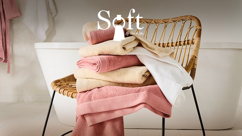 LINGE DE BAIN ÉPONGE JUSQU'À -80%