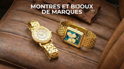 Montres et bijoux de marques