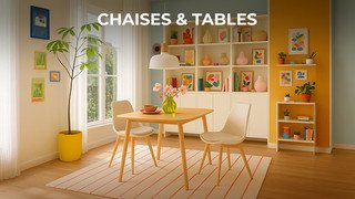 Chaises Et Tables