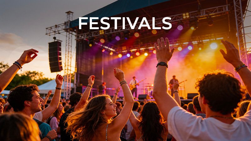 PLUS DE 100 FESTIVALS !