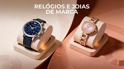 Relógios e joias de marca
