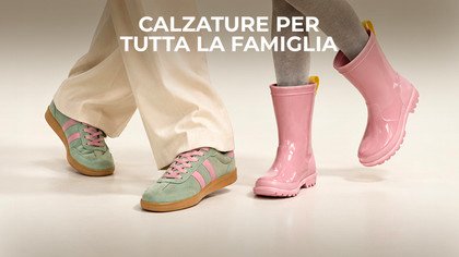 Calzature per tutta la famiglia