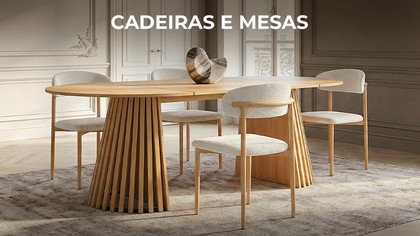 Cadeiras e mesas