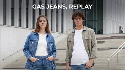 Gas jeans, replay & autres marques