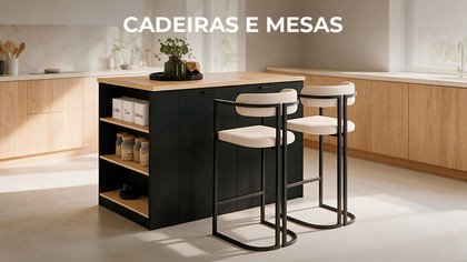 Cadeiras e mesas