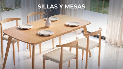 Sillas y mesas