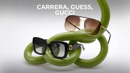 Carrera, Guess, Gucci & altri brand