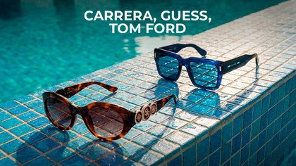 Carrera, Guess, Tom Ford y otras marcas