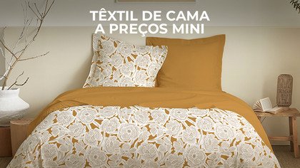 Têxtil de cama a preços mini