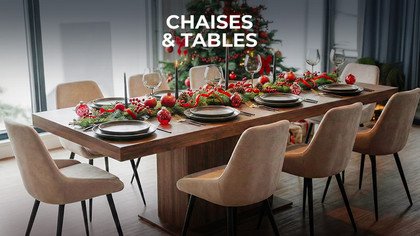 Cadeiras e mesas