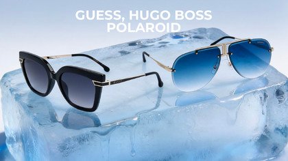 Guess, Hugo Boss, Polaroid & autres marques