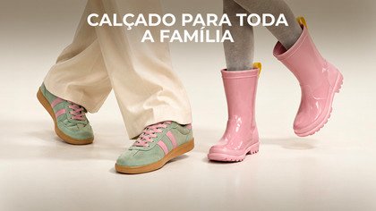 Calçado para toda a família