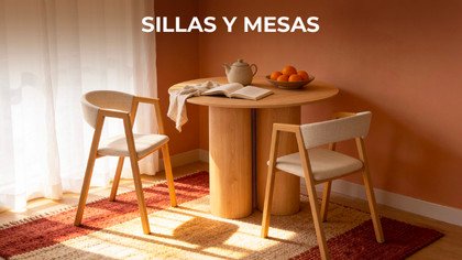 Sillas y mesas