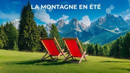 The mountains in summer