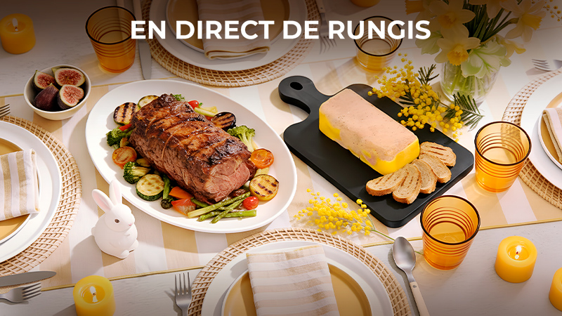 POUR DES TABLES DE FÊTE