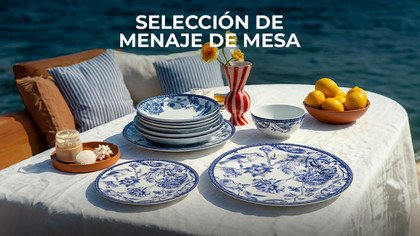 Selección de menaje de mesa