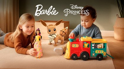 Barbie, princesas disney, pokémon & cia