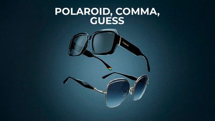 Polaroid, Comma, Guess y otras marcas