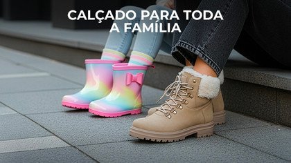 Calçado para toda a família