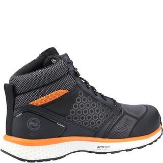 Timberland Pro - Botas de Seguridad de Compuesto Reaxion Mid con Cordones para Hombre (Negro, Naranja)