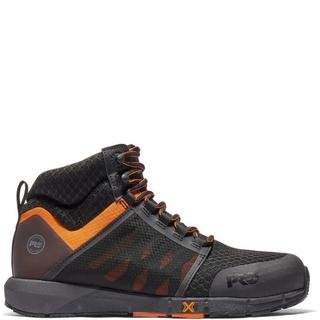 Timberland Pro - Botas a los Tobillos Radius para Hombre (Negro, Naranja)