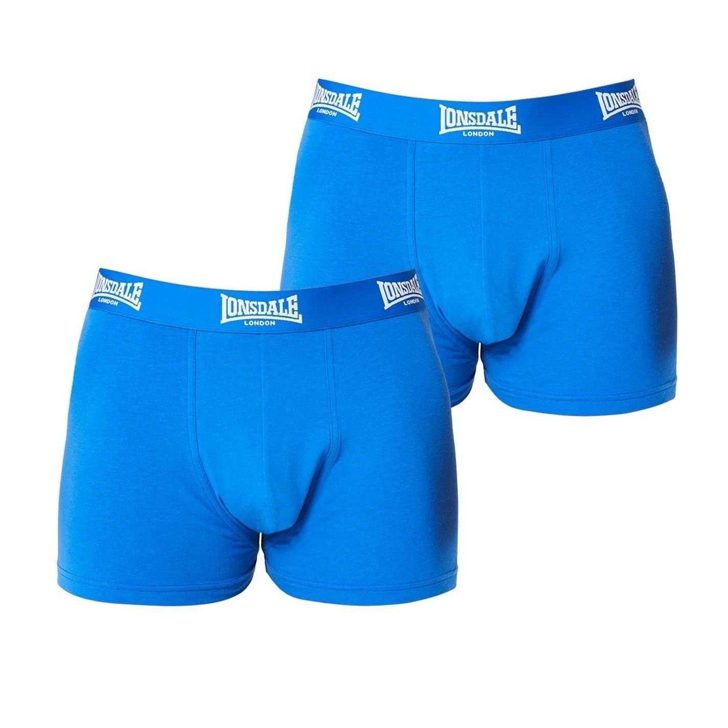Lonsdale Lonsdale - Lot de 2 Boxers - Homme (Bleu)