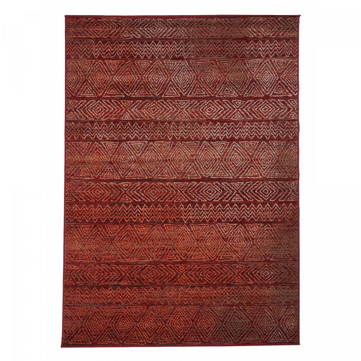 O&Ko Tapis berbère 60x110 tissé motif ethnic VUBO rouge