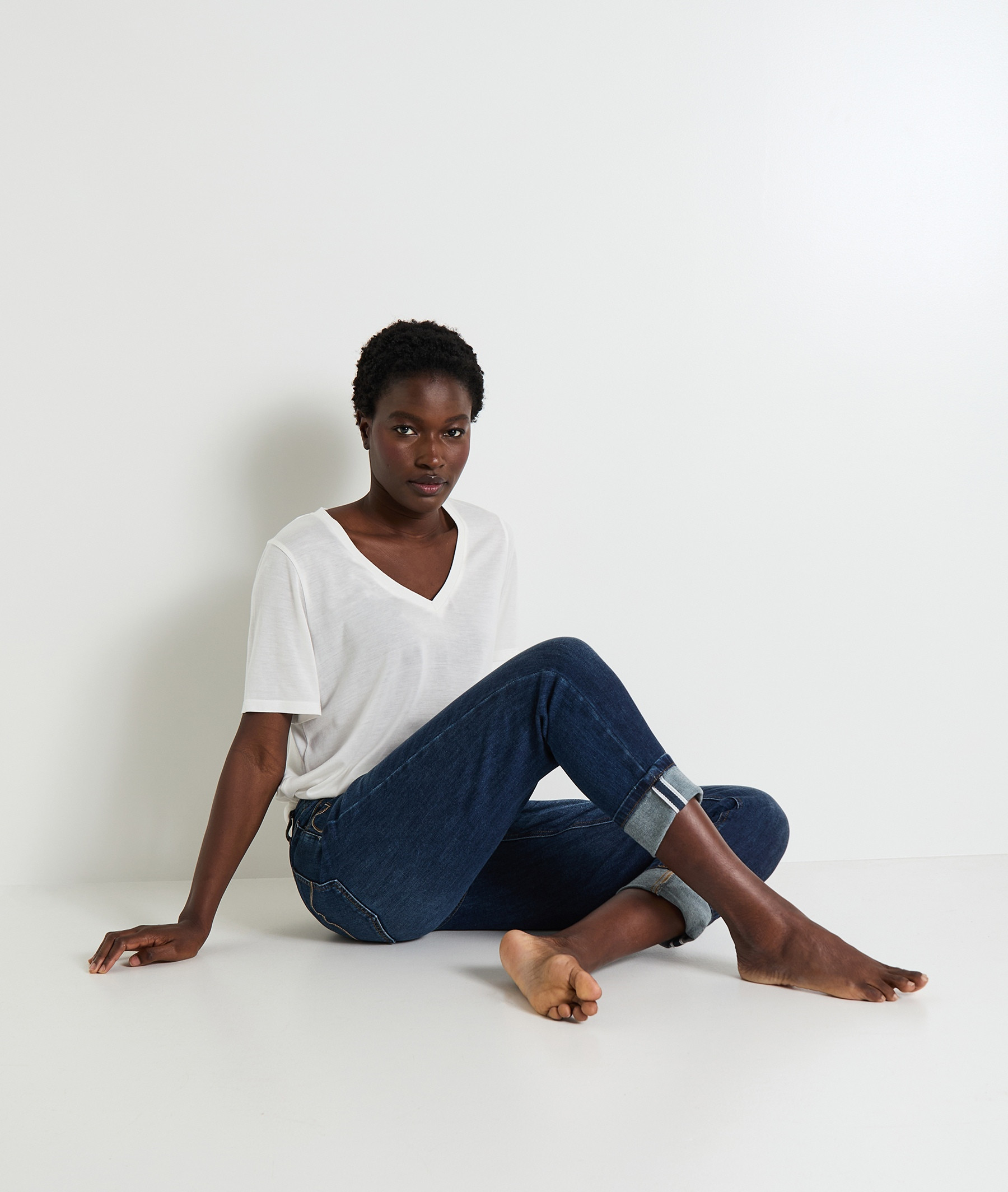 Femme Jeans | Grain De Malice Jean Boyfriend Seattle Stone