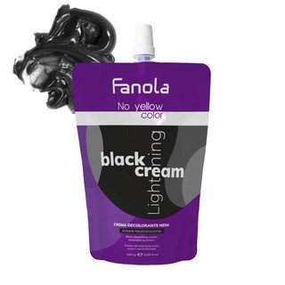 FANOLA Black Lightning Cream Crema Decolorante Negra 500gr