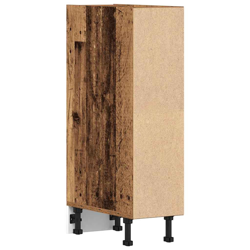 Armoire Murale Suspendue Riga En Bois D'ingénierie - Dimensions 20x29,5x60 Cm - Finition Vieux Bois - Capacité 90 Kg