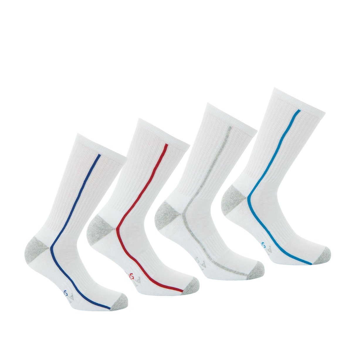 Athena Lot de 4 paires de chaussettes de sport hautes Athena