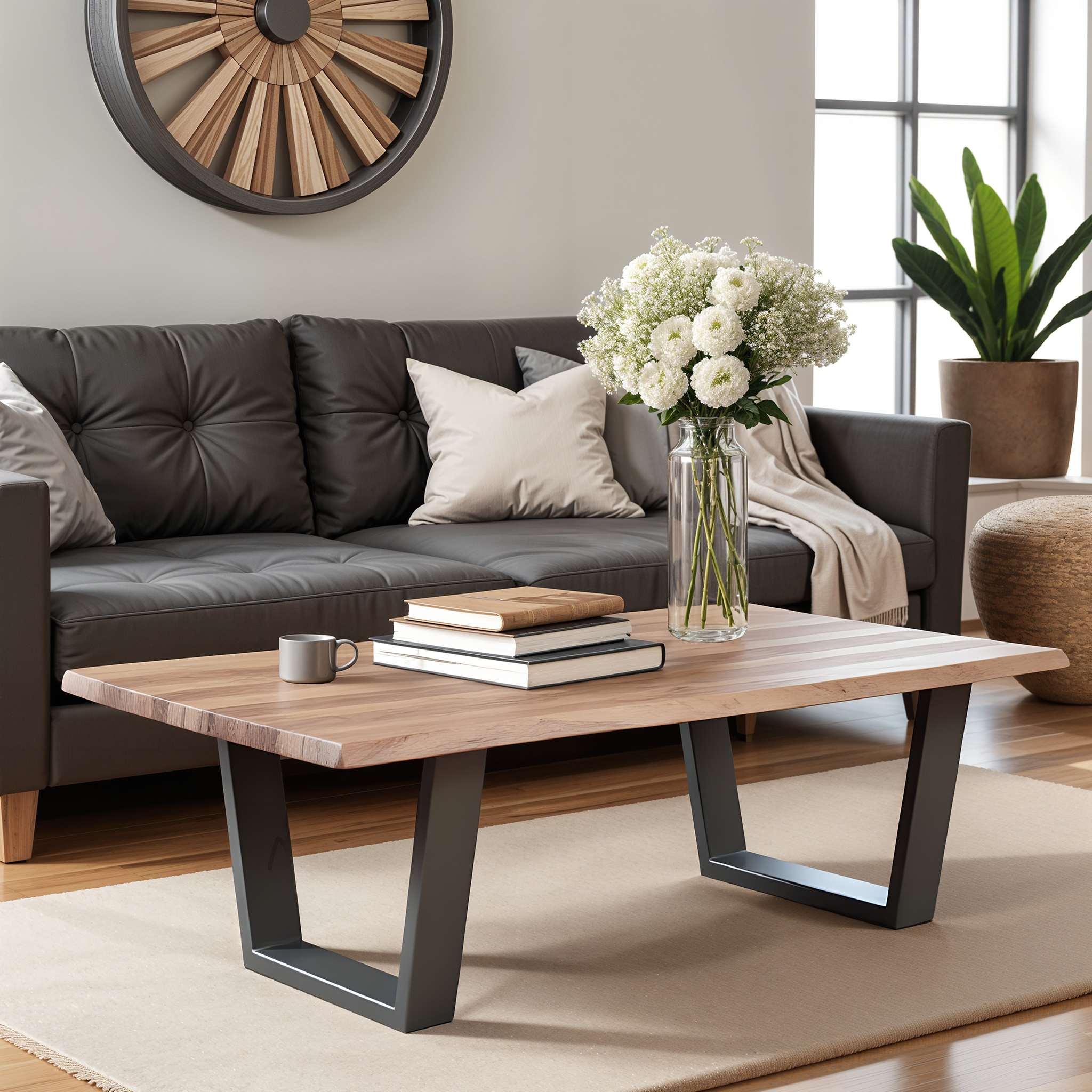 Bois & Chiffons Table basse rectangulaire bois | Acacia Forest