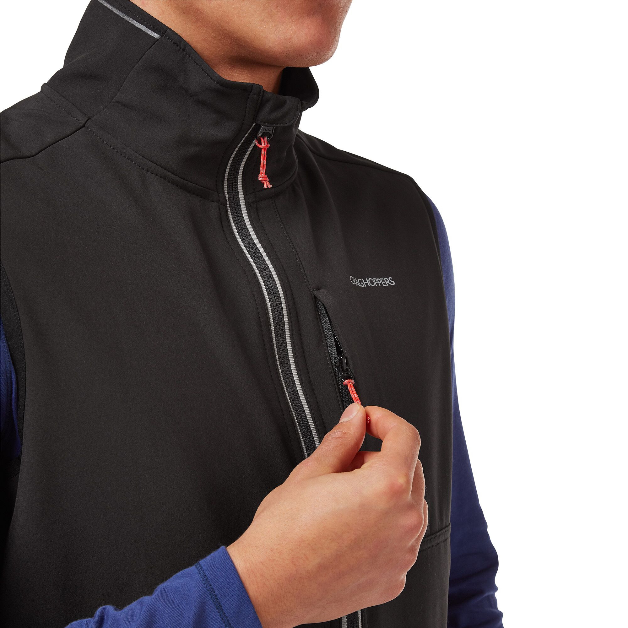 Craghoppers Altis Veste Softshell Homme Noire - Polyvalente Et Résistante Pour Plein Air