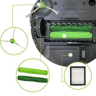 Pack accesorios para iRobot Roomba j7+/j7/i8+/i8/i7+/i7/i6+/i6/i5+/i5/i4+/i4/i3+/i3/E5/E6/E7 Filtros/cepillos laterales/rodillos extractores