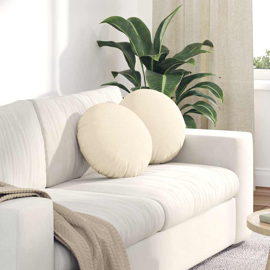 Coussin De Tête De Lit Crème 140cm - Rembourrage Fibre, Bandes Auto-agrippantes, Tissu Polyester
