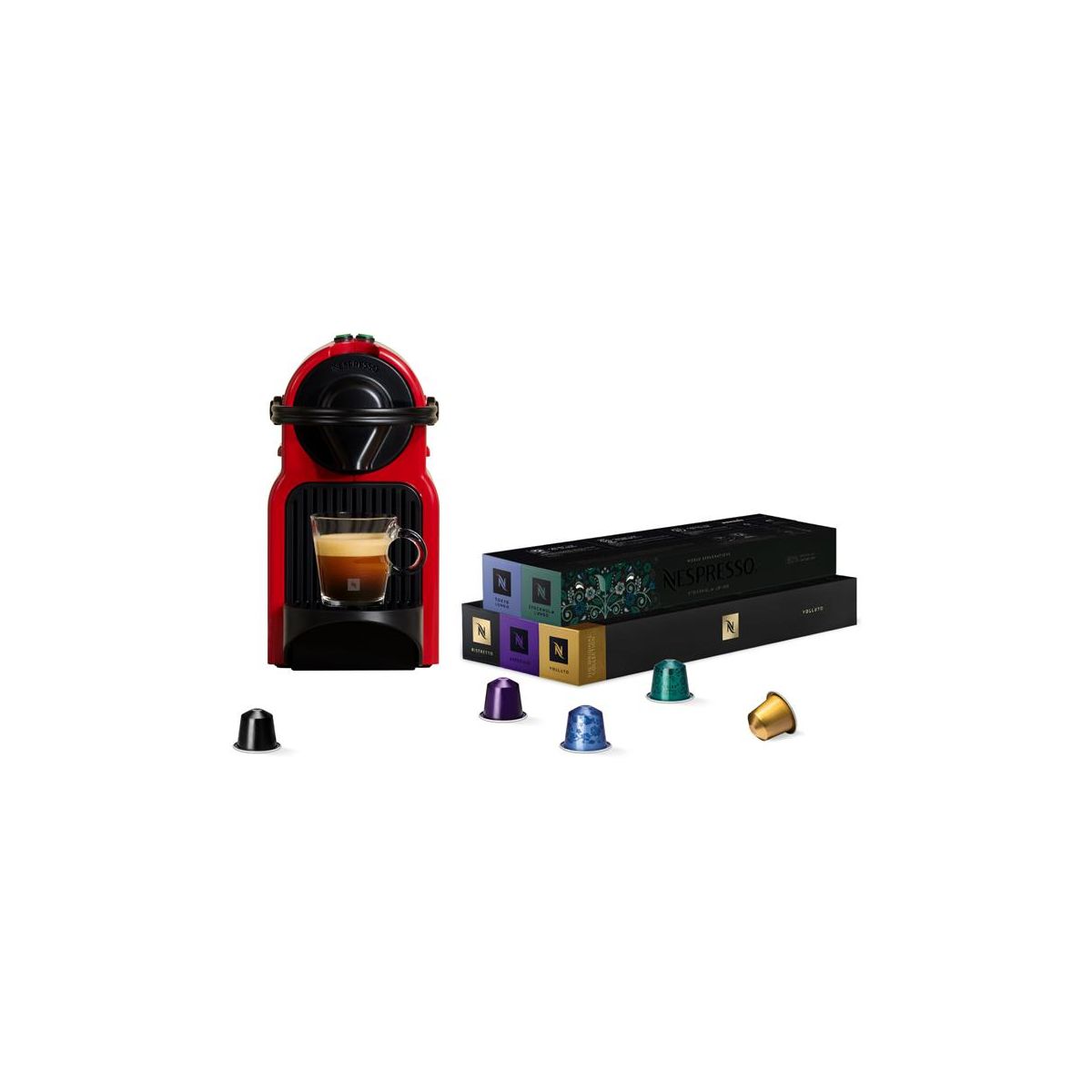 Krups Cafetière à dosettes KRUPS BUNDLE INISSIA + 50 CAPSULES
