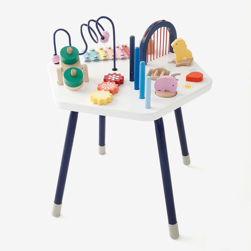 Table D’activités Sensorielle Play Tray – Eau, Sable, Peinture – Pieds Réglables, Intérieur/extérieur
