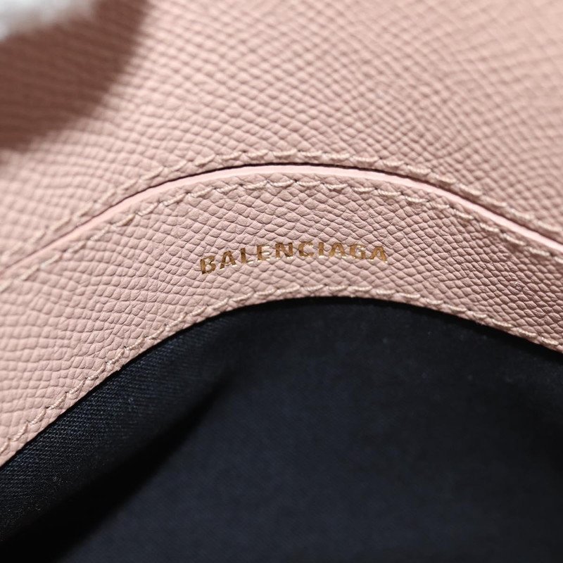 Bolso de cuero Balenciaga Logo Ville XXS