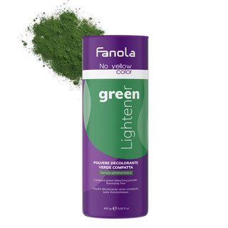 FANOLA  Polvo Decolorante Verde Compacto 450g