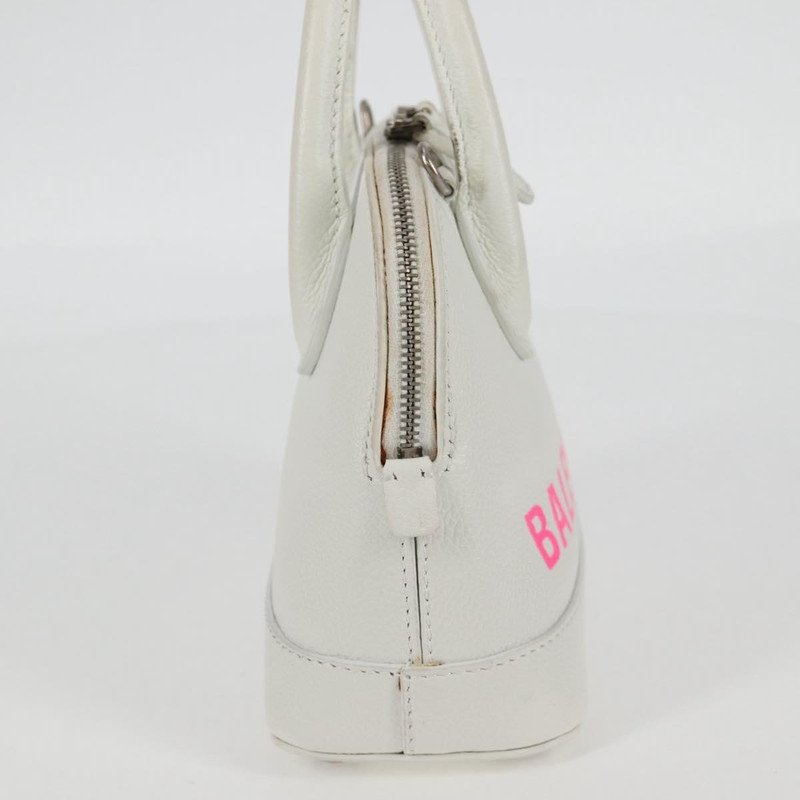 Bolso de cuero Balenciaga Logo Ville XXS