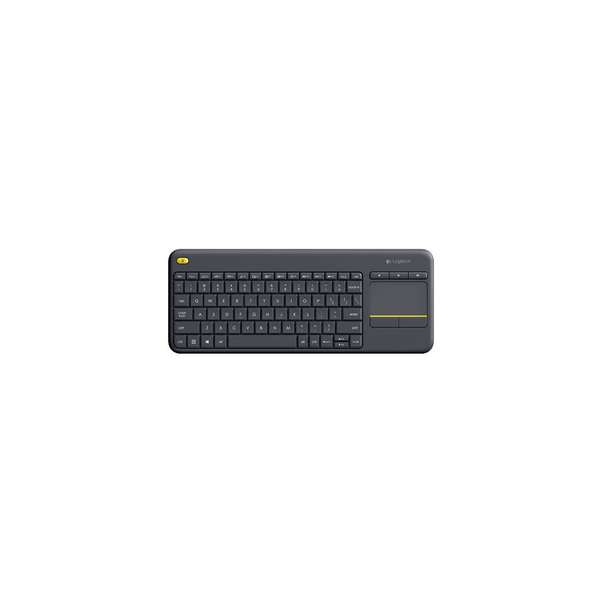 Logitech Clavier sans fil LOGITECH K400 Plus Black