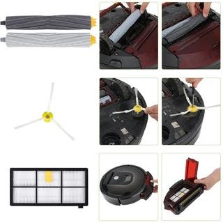 Pack de accesorios para iRobot Roomba Serie 800 900 850 860 870 880 890 960 971 980 990 Filtros/cepillos laterales/rodillos extractores Phonillico®
