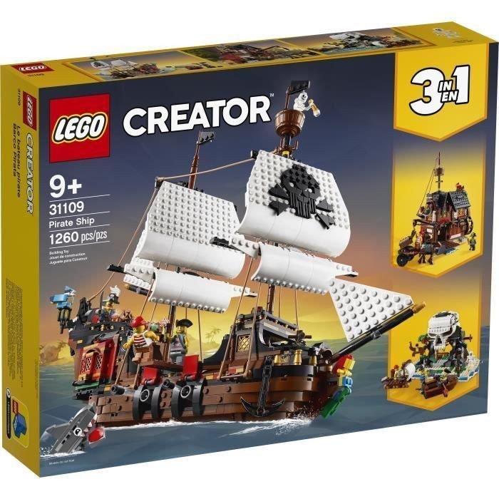 Puzzle géant Bateau des pirates 36 pièces